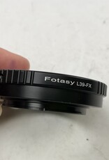 Fotasy L39 Screw Mount to Fuji X Lens Adapter Used Good