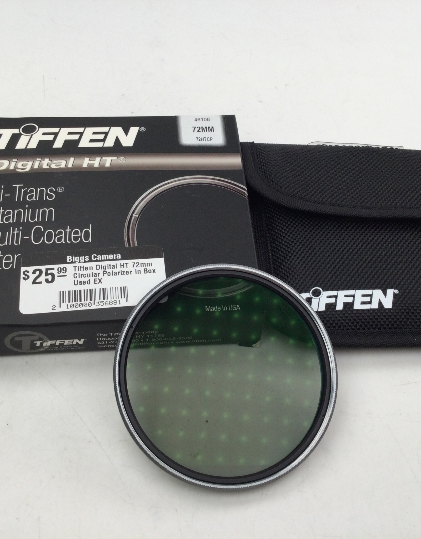 Tiffen Digital HT 72mm Circular Polarizer in Box Used EX