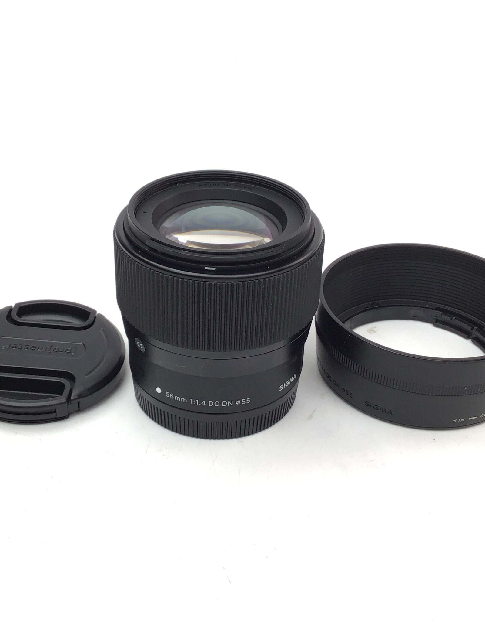 美品 SIGMA EF-M 56mm 1.4 DC DN Canonレンズ(単焦点) - レンズ(単焦点)