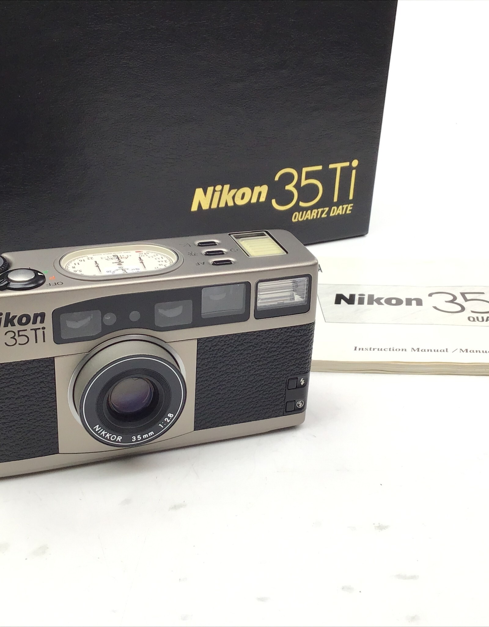 NIKON Nikon 35Ti Quartz Date Camera in Box Used EX