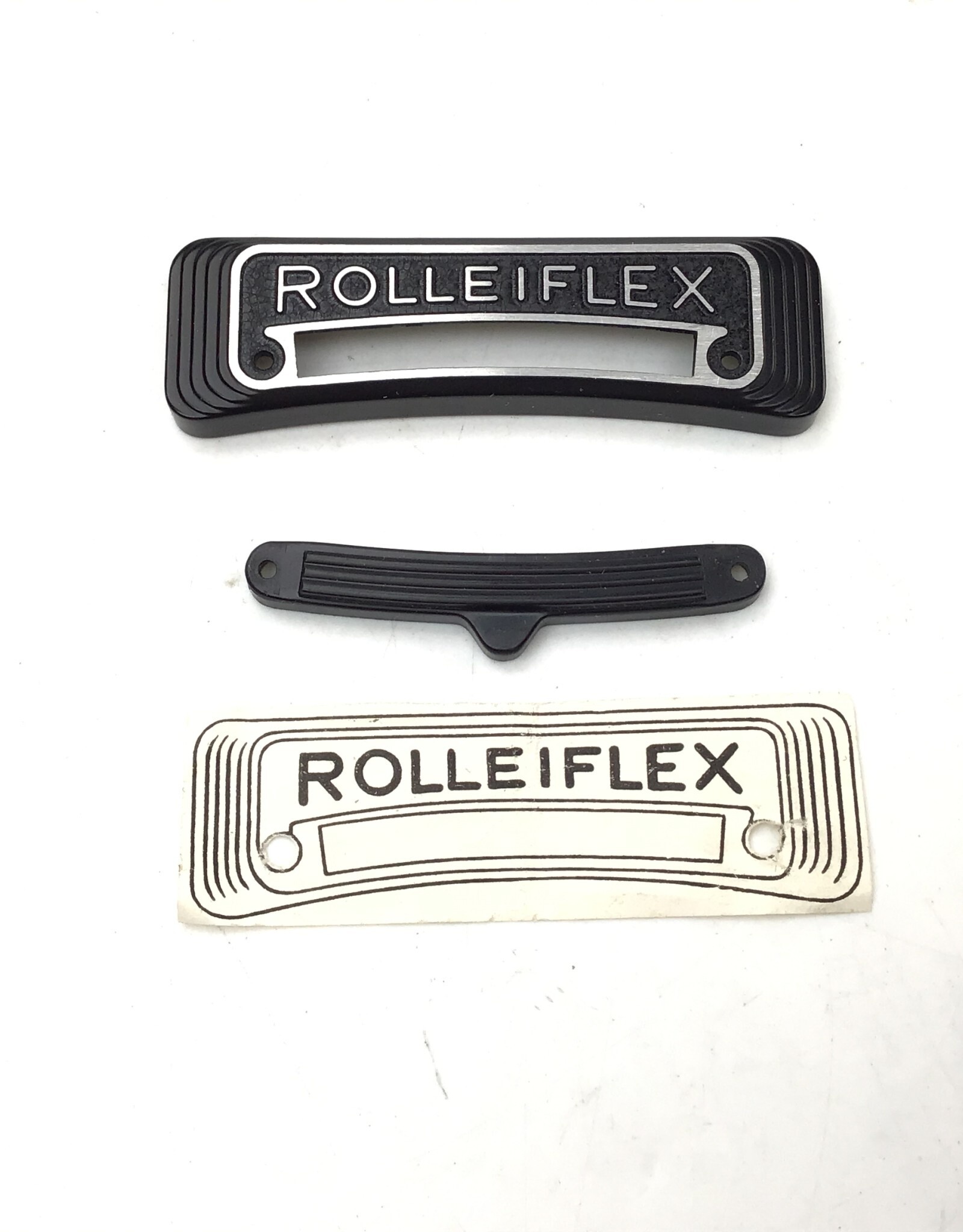 Rollei Rolleiflex Name plate Parts Used EX