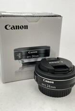 CANON Canon EFS 24mm f2.8 STM Lens in Box Used LN