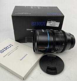 Sirui 50mm T2.9 1.6X Full Frame Anamorphic Lens for Canon RF in Box Used EX