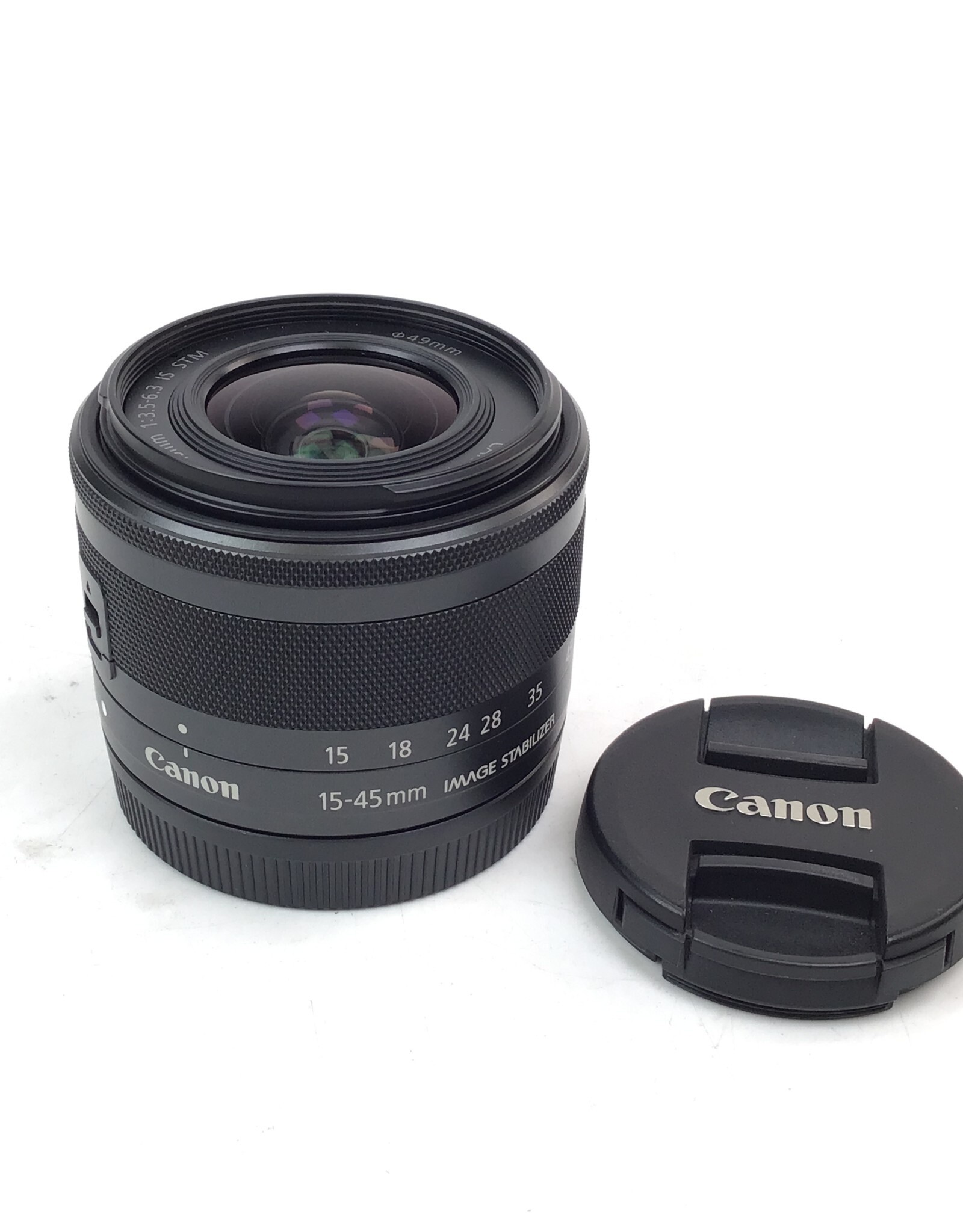 CANON Canon EF-m 15-45mm f3.5-6.3 IS STM Lens Used EX