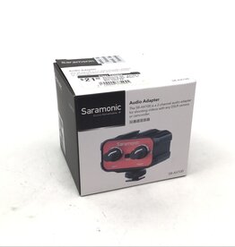 Saramonic SR-AX100 2 Channel Audio Mixer in Box Used EX