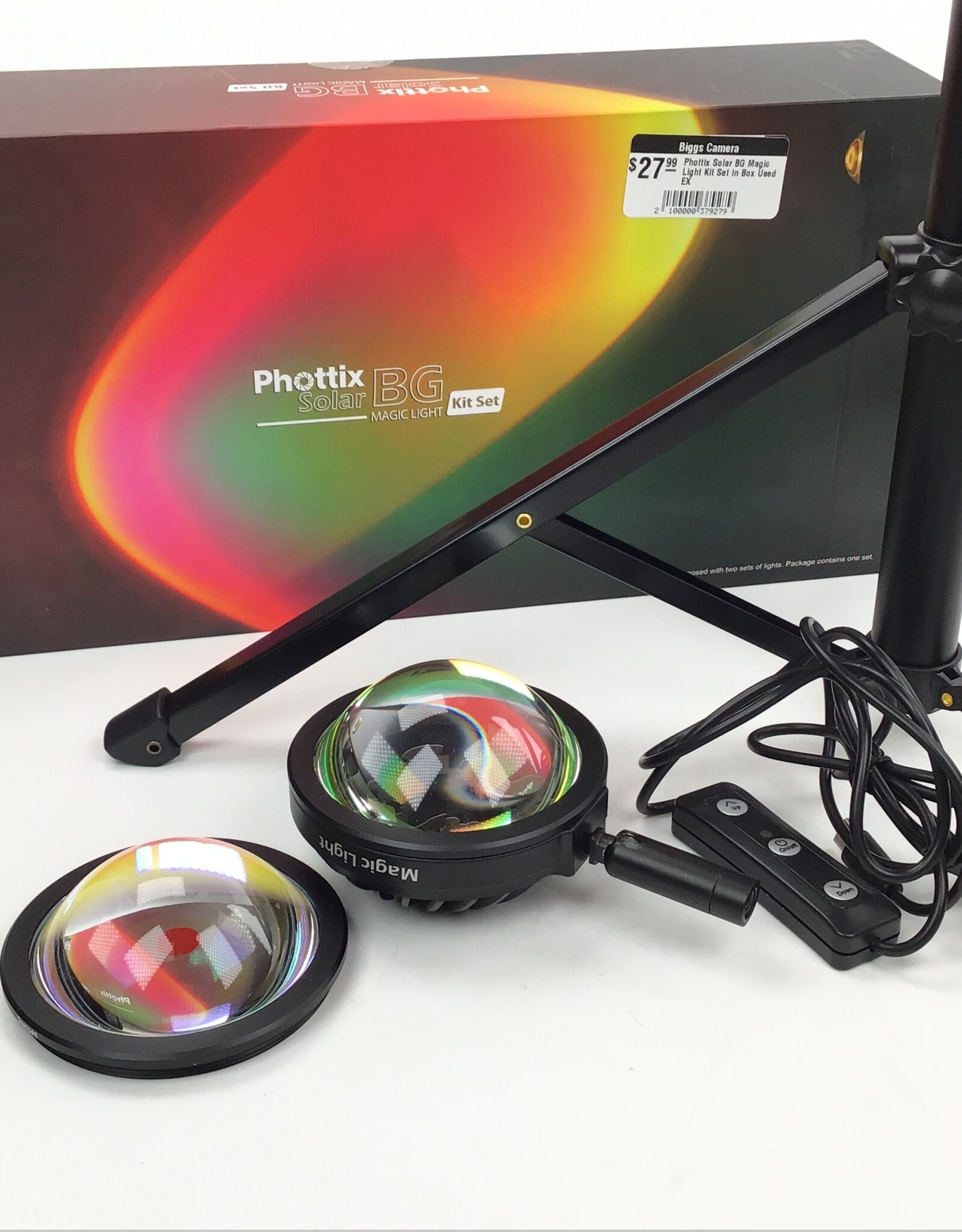 PHOTTIX Phottix Solar BG Magic Light Kit Set in Box Used EX