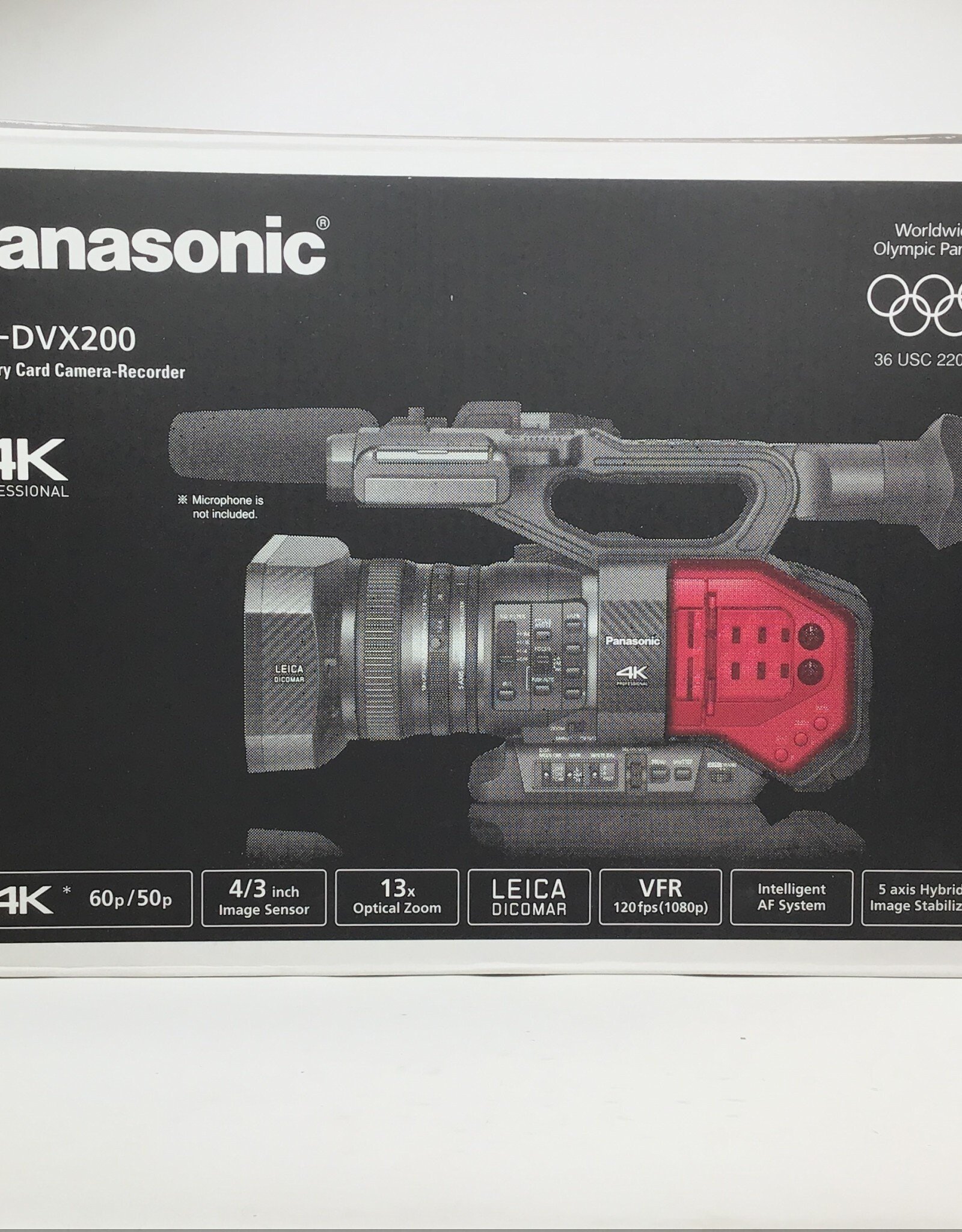 PANASONIC Panasonic AG-DVX200 Camcorder in Box No Batteries 173 Hours Used Good