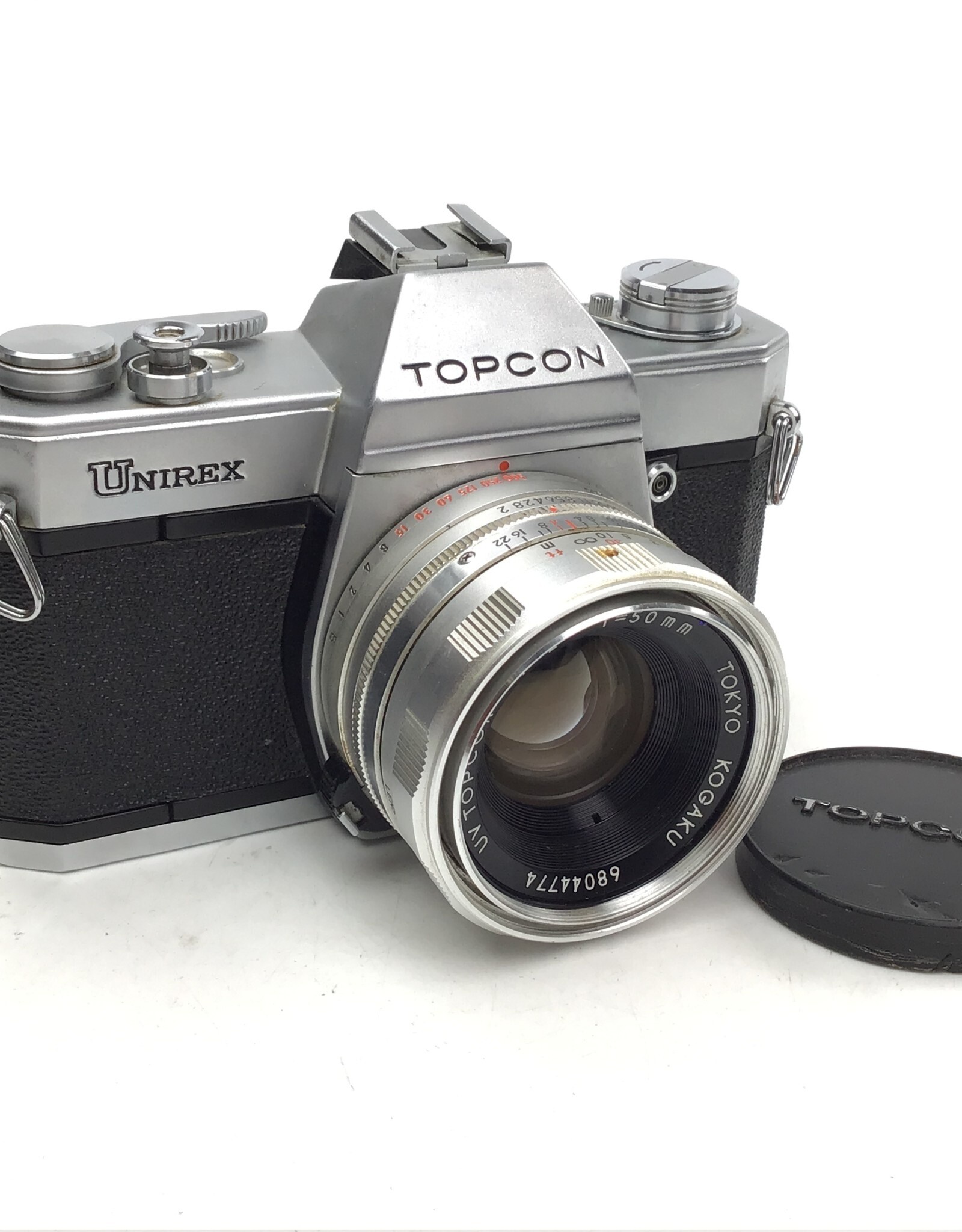 topcon DISPLAY Topcon Unirex Camera w/ Topcor 50mm f2 Used