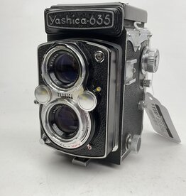 Yashica Yachica 635 TLR Camera w/ 35mm Adapter Used Good