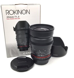 ROKINON Rokinon 35mm T1.5 Cine Lens for Canon in Box Used Good