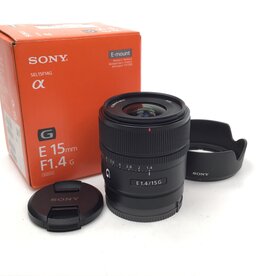 SONY Sony E 15mm f1.4 F Lens in Box Used EX