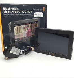 Blackmagic Design Blackmagic Video Assist 7" 12G HDR in Box Used Good