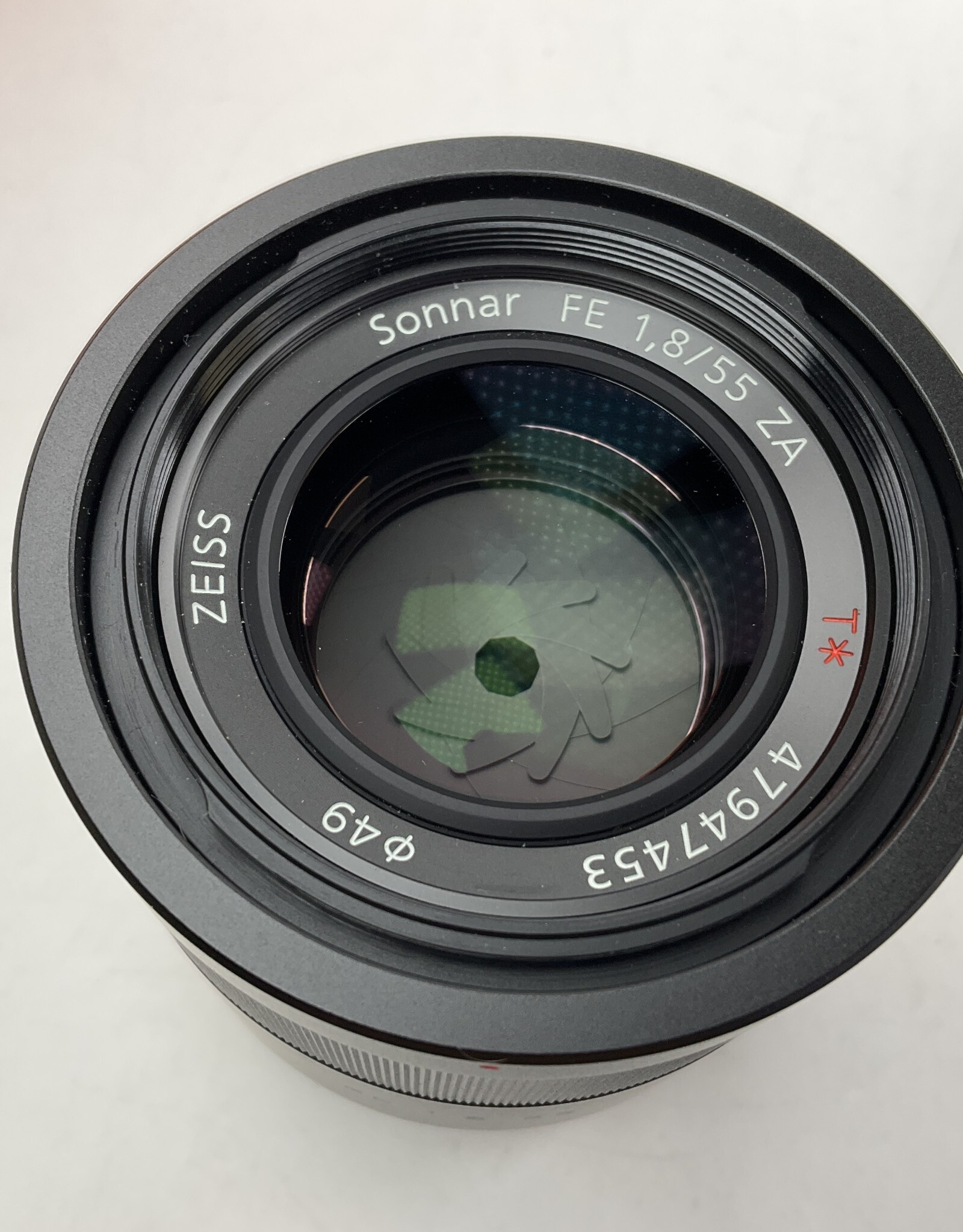 SONY Sony Zeiss Sonnar FE 55mm f1.8 ZA Lens in Box Used EX