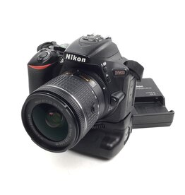 NIKON Nikon D5600 Camera with Vivitar Grip, 18-55mm Used Good