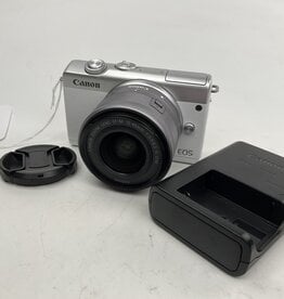CANON Canon EOS M200 Camera White w/ 15-45mm STM Used EX