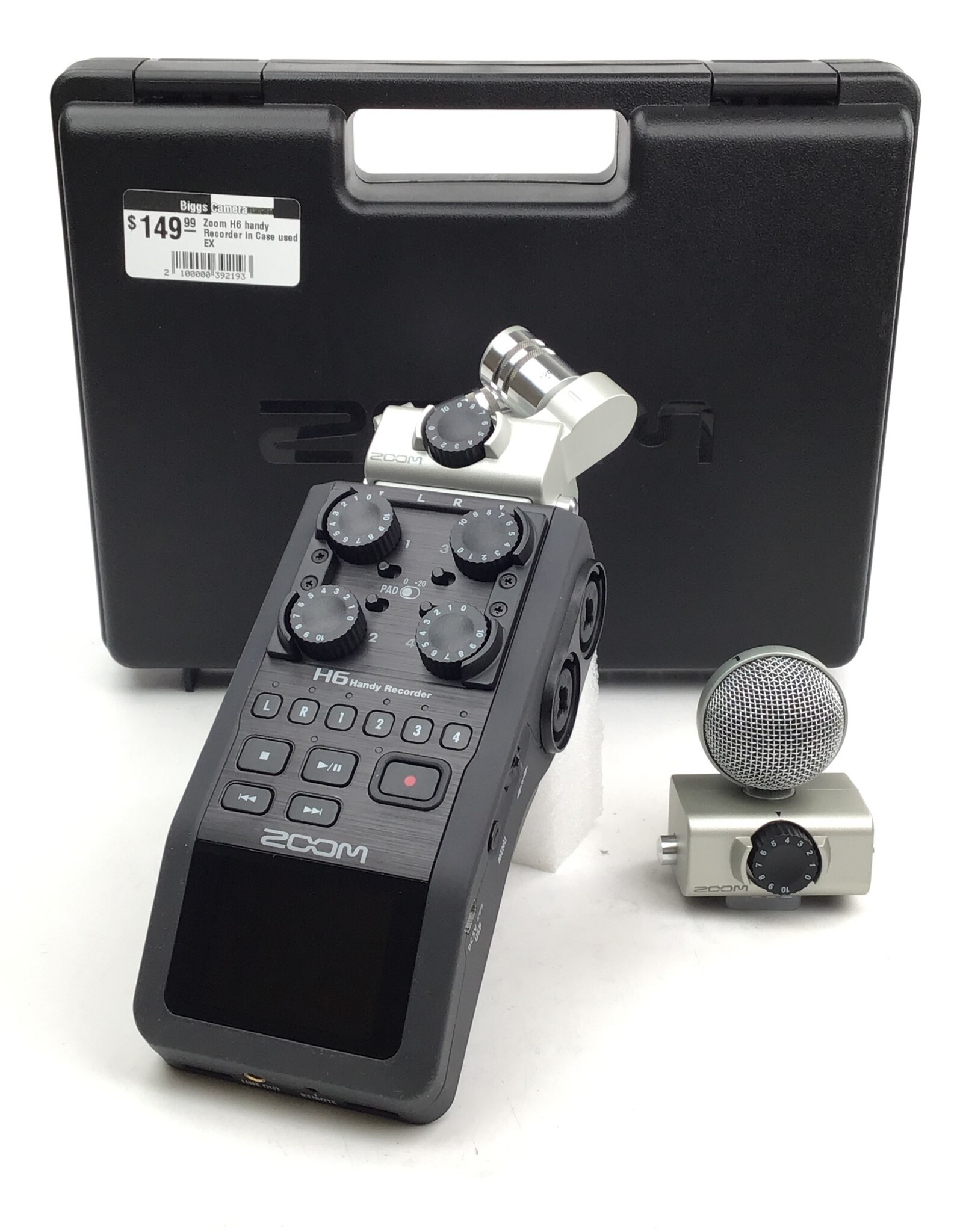 Zoom H6 handy Recorder in Case used EX