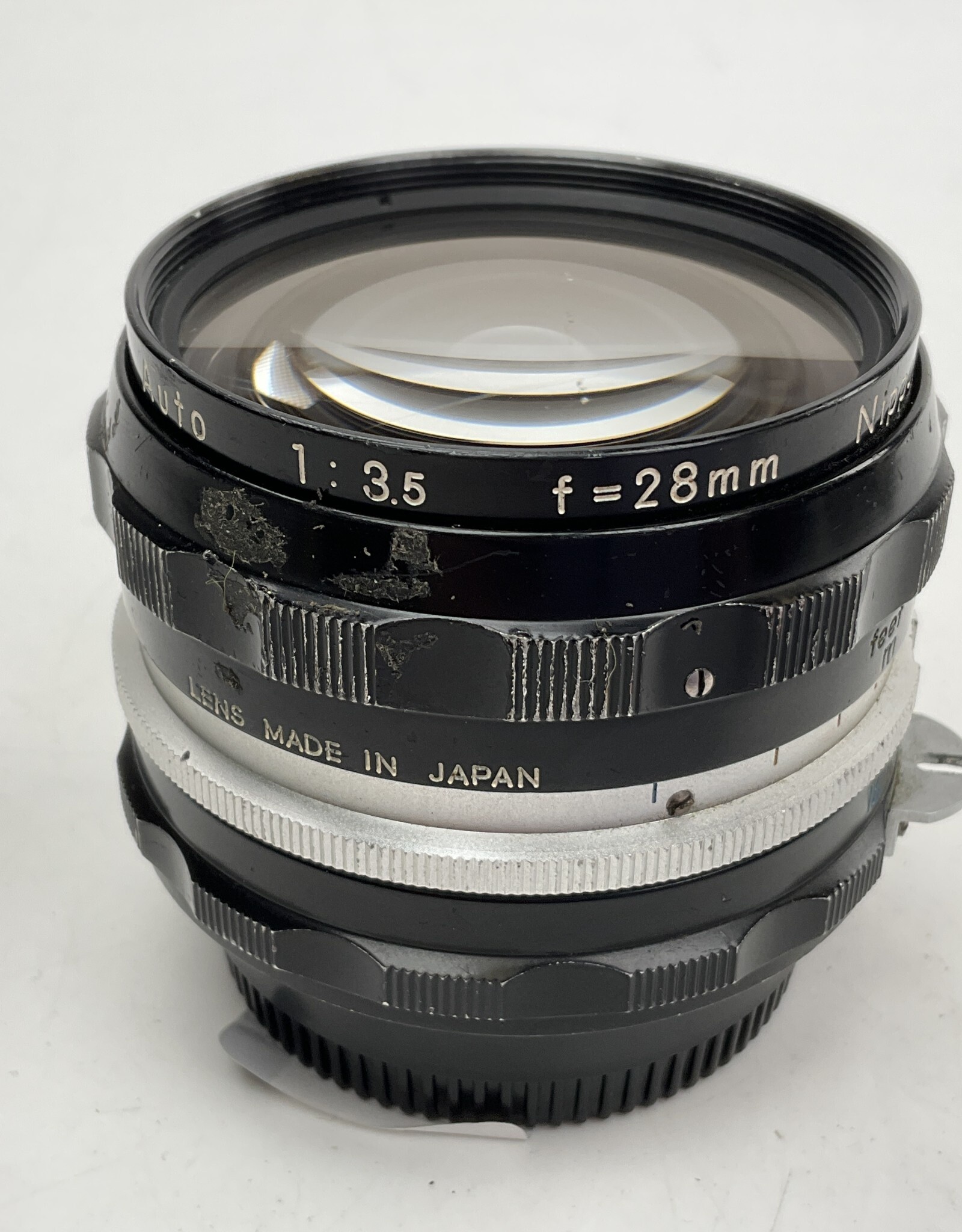 NIKON Nikon Nikkor-H 28mm f3.5 Non AI Lens Used Good - Biggs Camera