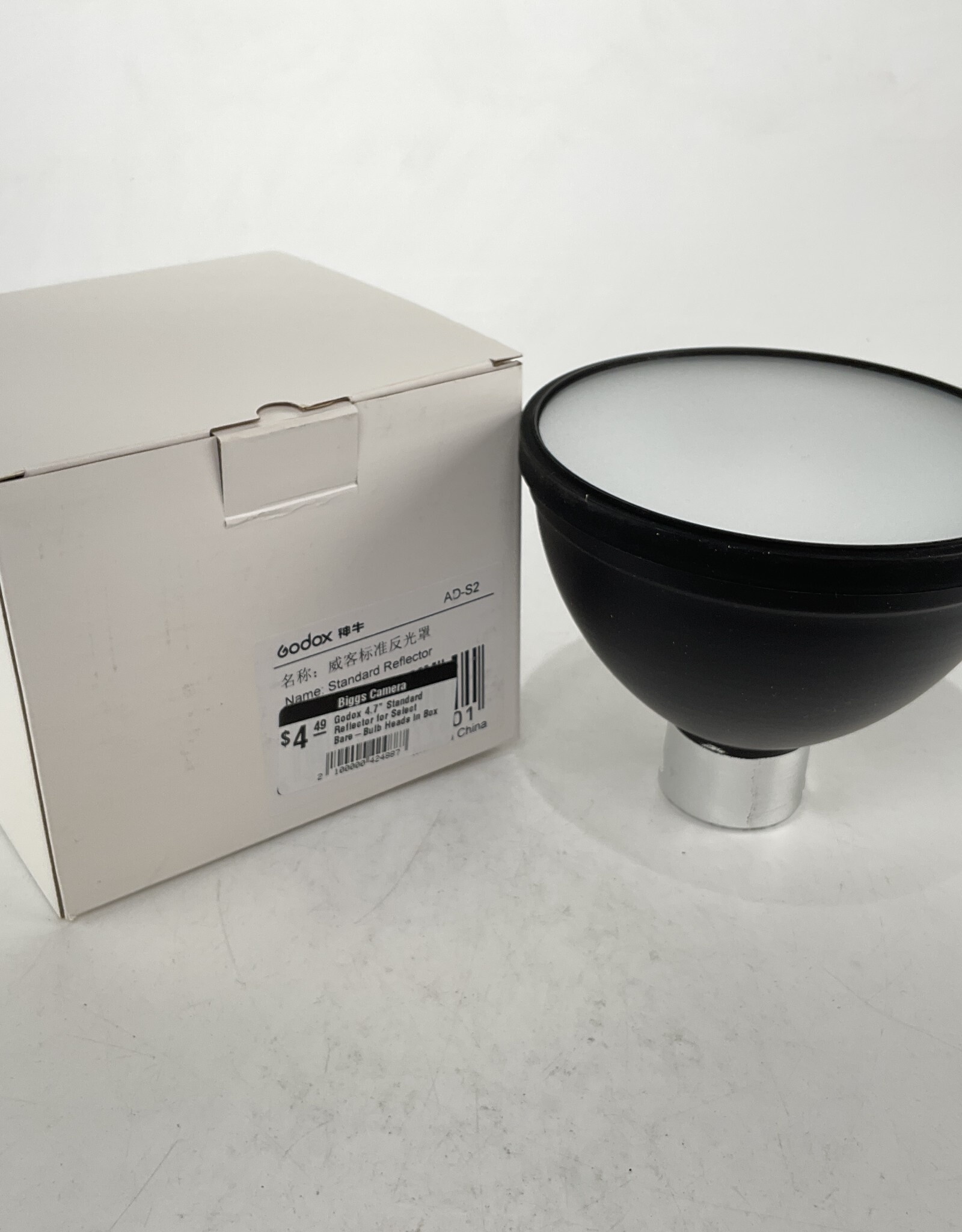 Godox 4.7" Standard Reflector for Select BareBulb Heads in Box Used EX