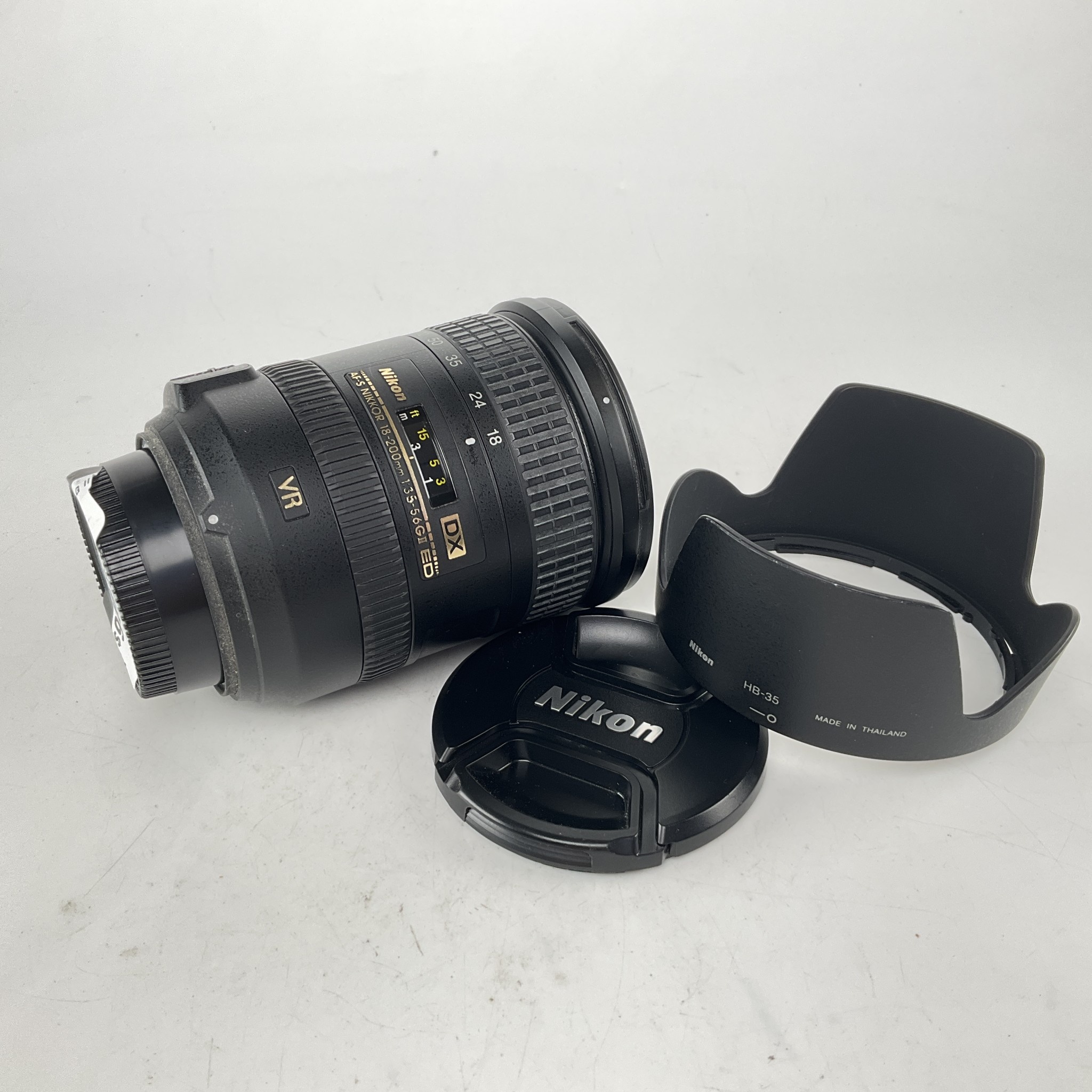 Nikon AFS Nikkor 18200mm f3.55.6 G II DX VR Lens Used Fair Biggs