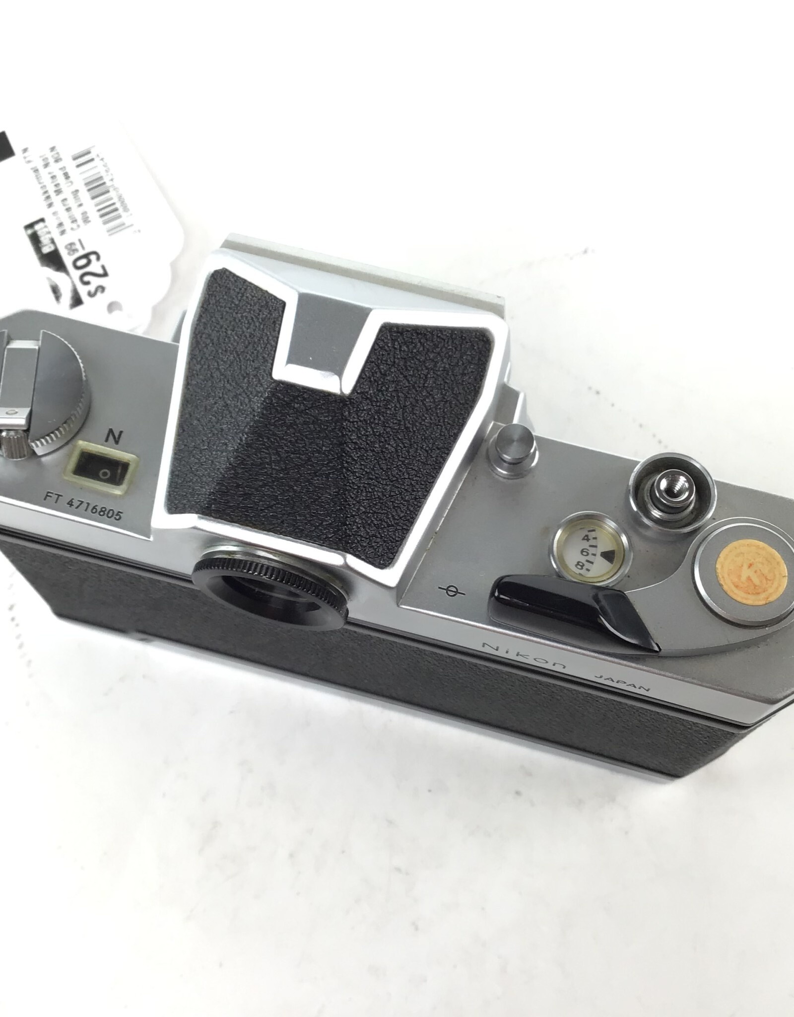 Nikon Nikkormat FTN Camera Meter Not Working Used BGN Biggs Camera