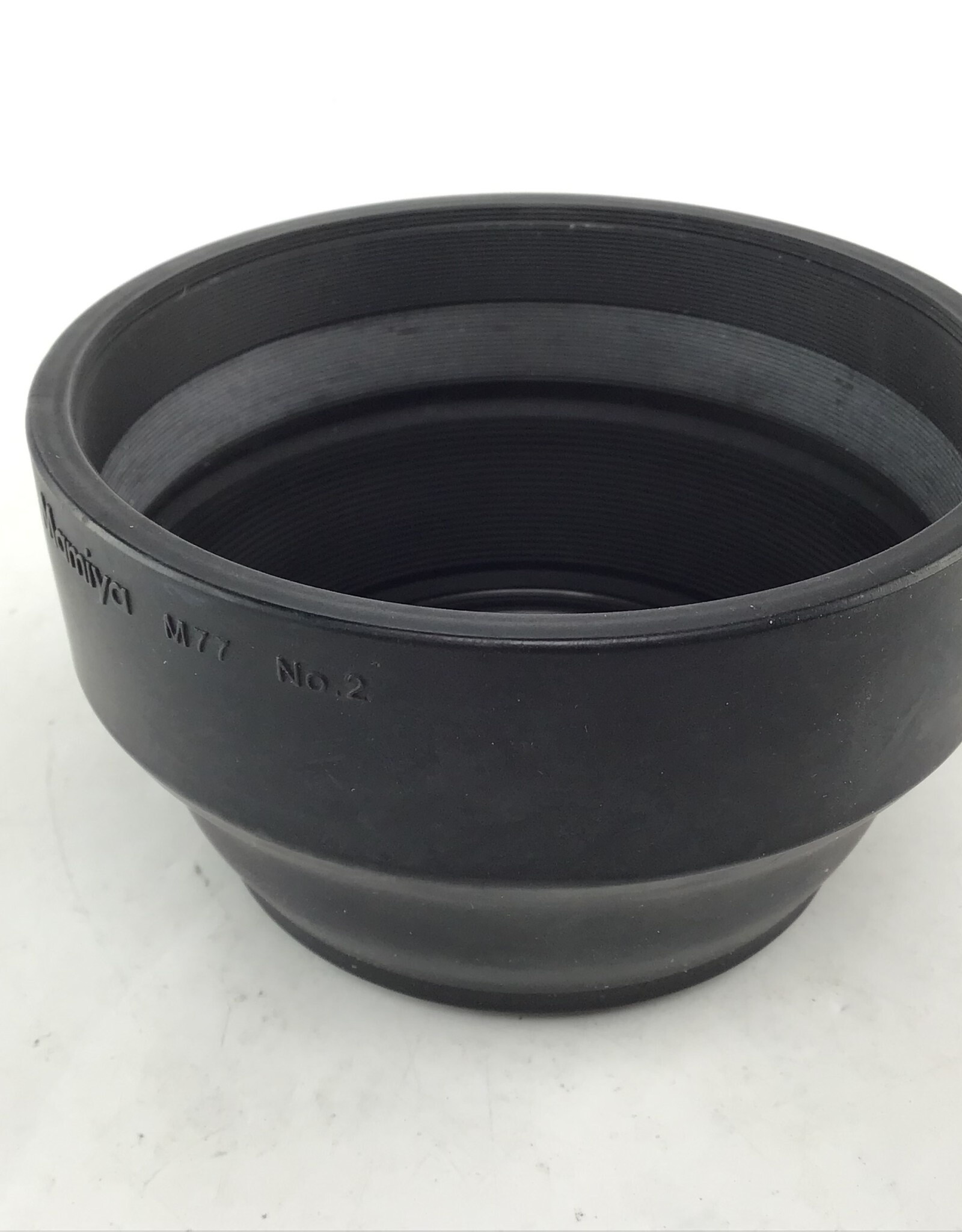 MAMIYA Mamiya 77mm No.2 Rubber Lens Hood M77 for 127mm-250mm RB RZ Used Good