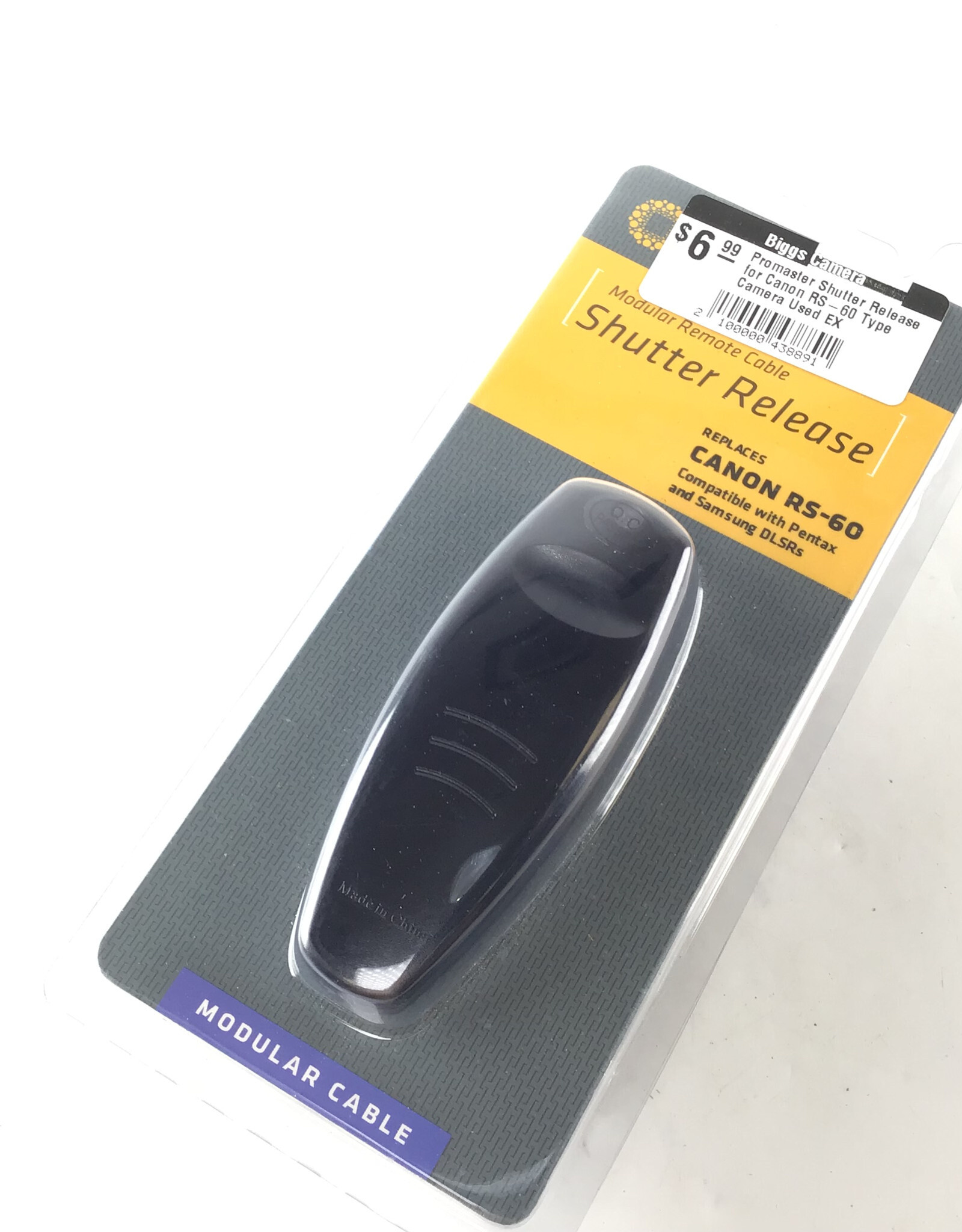 Promaster Shutter Release for Canon RS-60 Type Camera Used EX