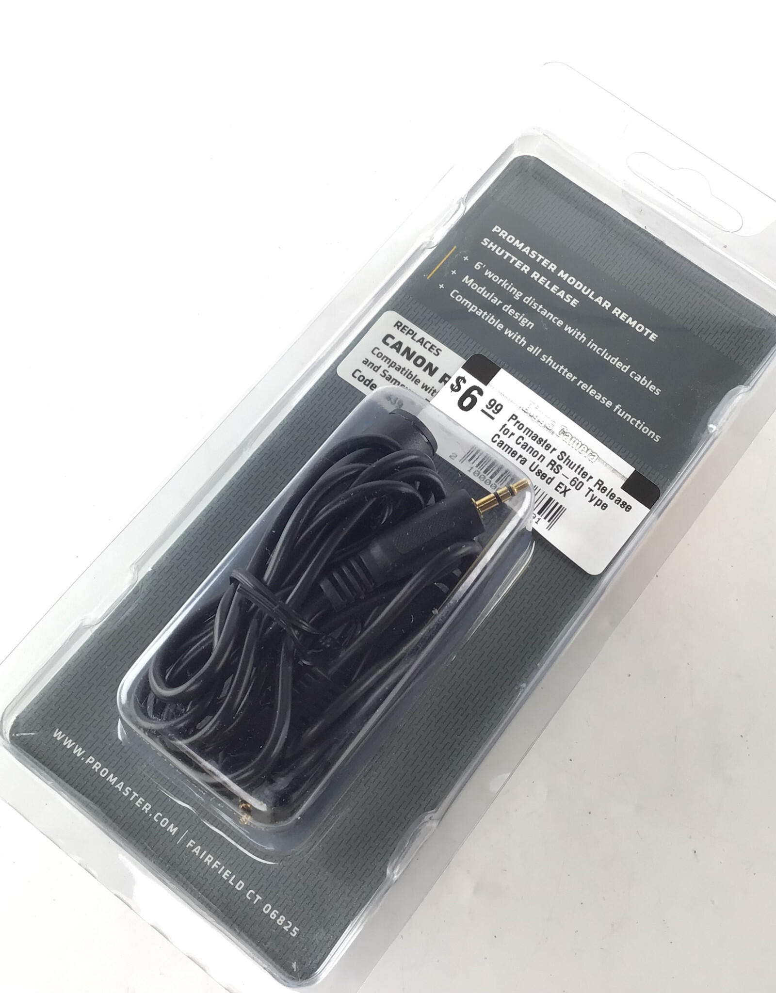 Promaster Shutter Release for Canon RS-60 Type Camera Used EX