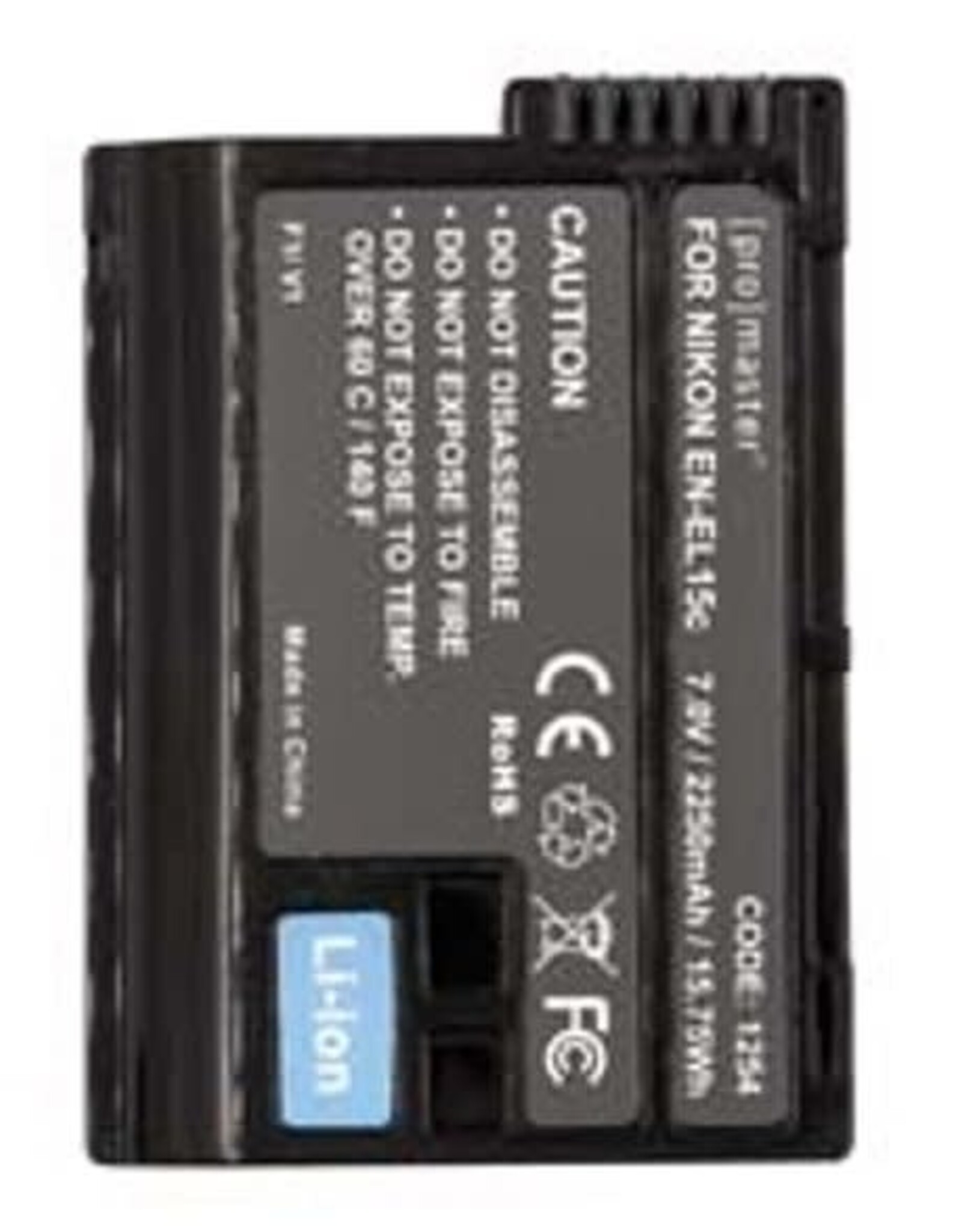 Promaster EN-EL15c Battery - does not work with Z8 or Zf CLOSEOUT