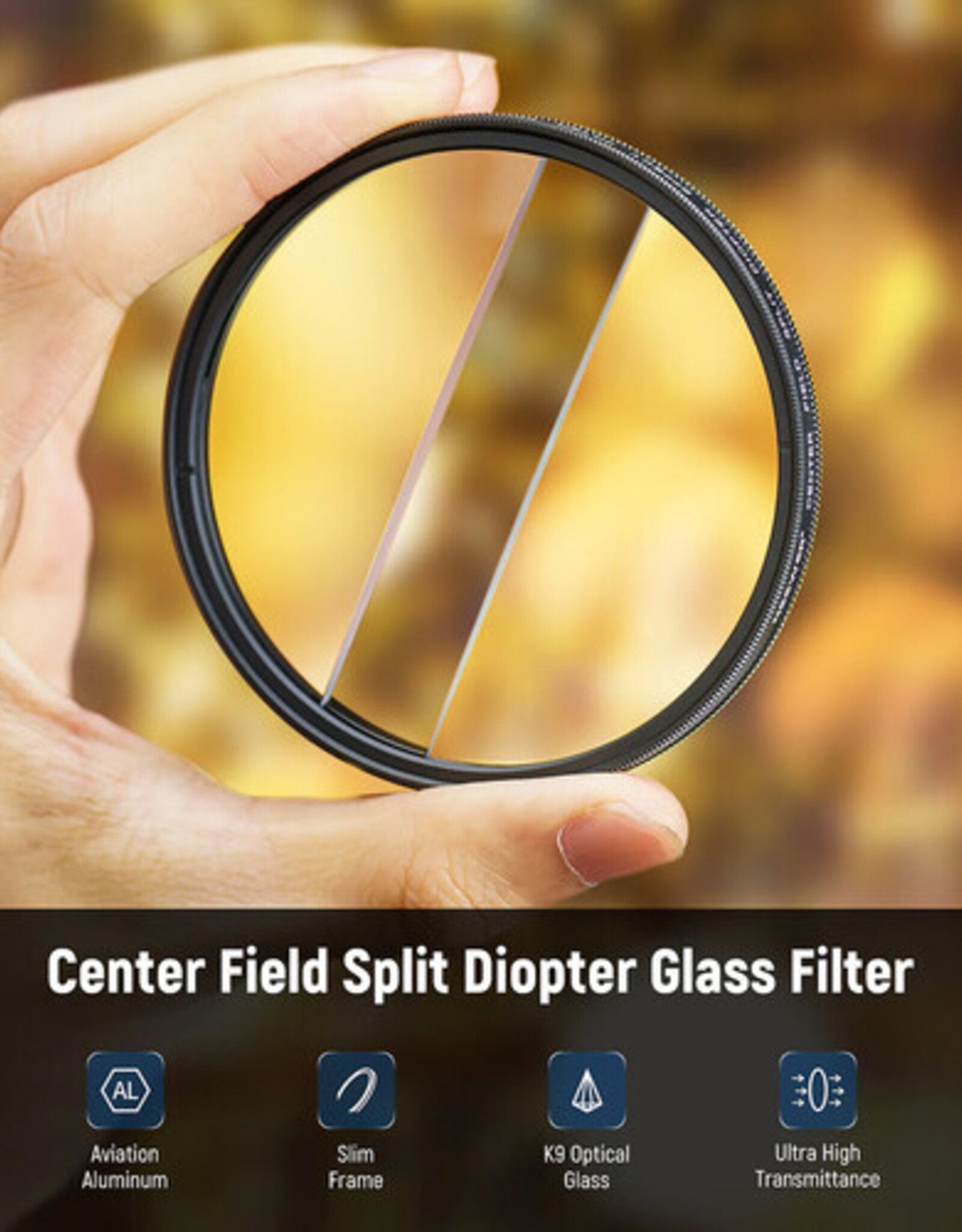 Neewer NEEWER Center Field Split Diopter Effect Filter 58mm CLOSEOUT