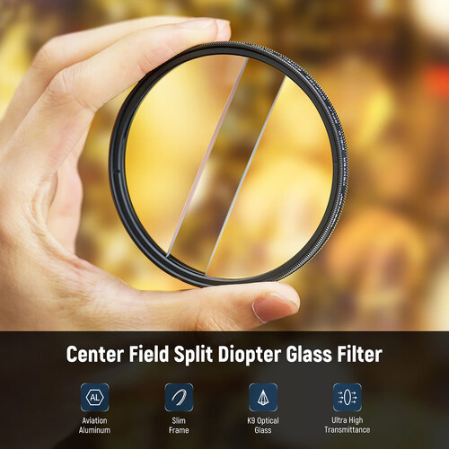 NEEWER Center Field Split Diopter Effect Filter 58mm CLOSEOUT - Biggs ...