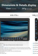 Neewer NEEWER F100 7 Inch HD Camera Field Monitor Kit CLOSEOUT