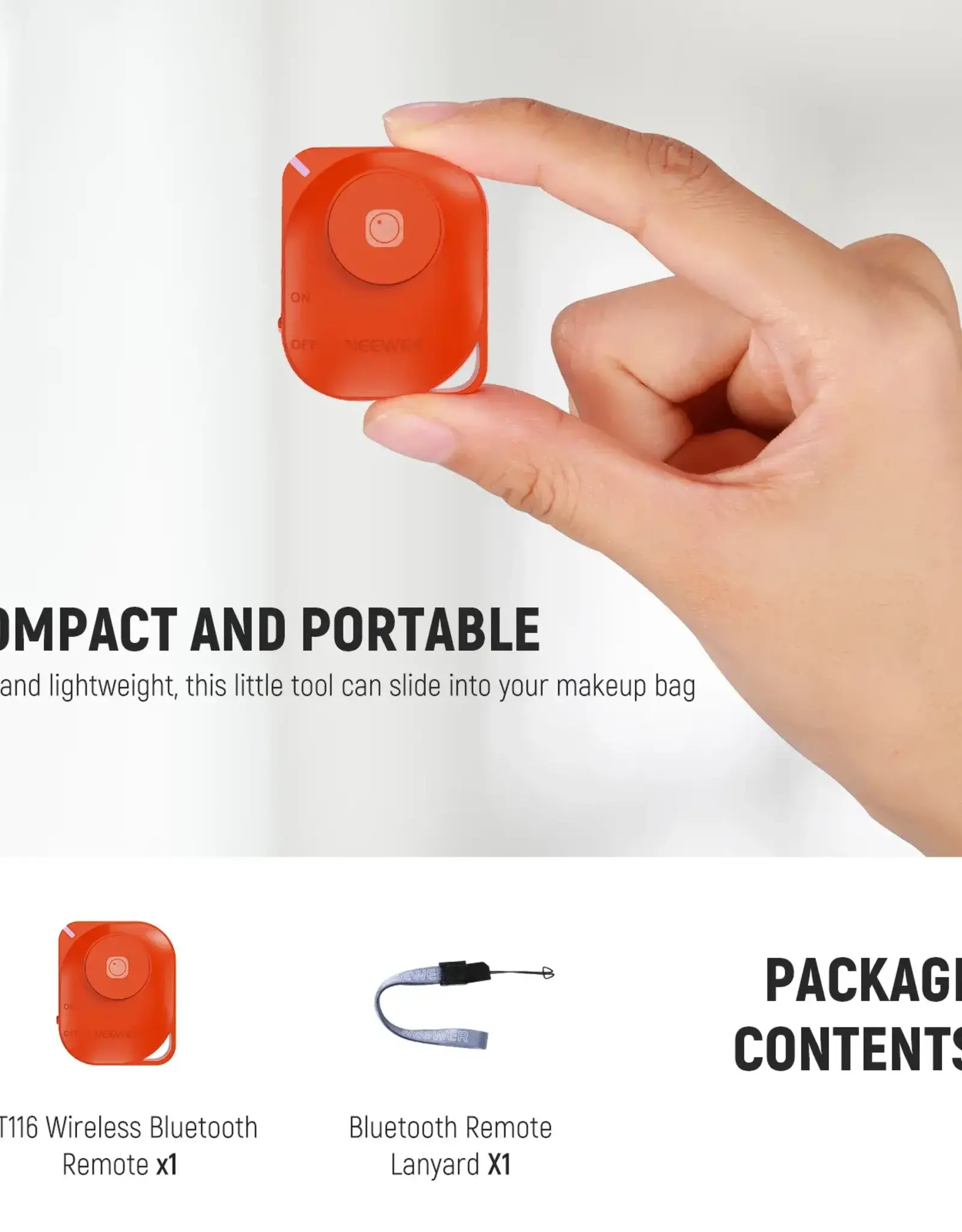 Neewer NEEWER RT116 Wireless Bluetooth Remote Lanyard CLOSEOUT