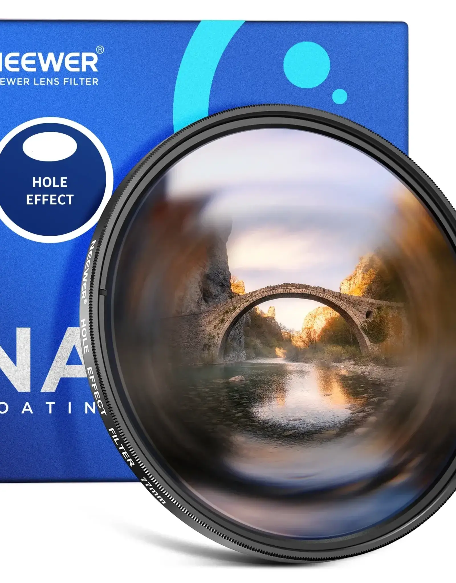 Neewer NEEWER Spiral Halo Camera Lens Filter 58mm CLOSEOUT