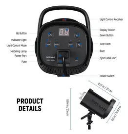 Neewer NEEWER Upgraded S101-300W PRO Monolights CLOSEOUT