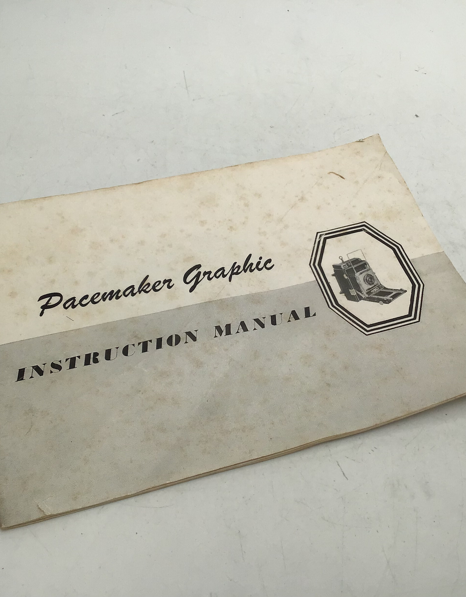 graflex Graflex Pacemaker Graphic Instruction Manual Used Fair