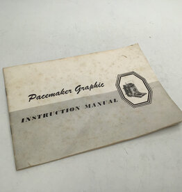 graflex Graflex Pacemaker Graphic Instruction Manual Used Fair
