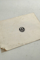 graflex Graflex Pacemaker Graphic Instruction Manual Used Fair