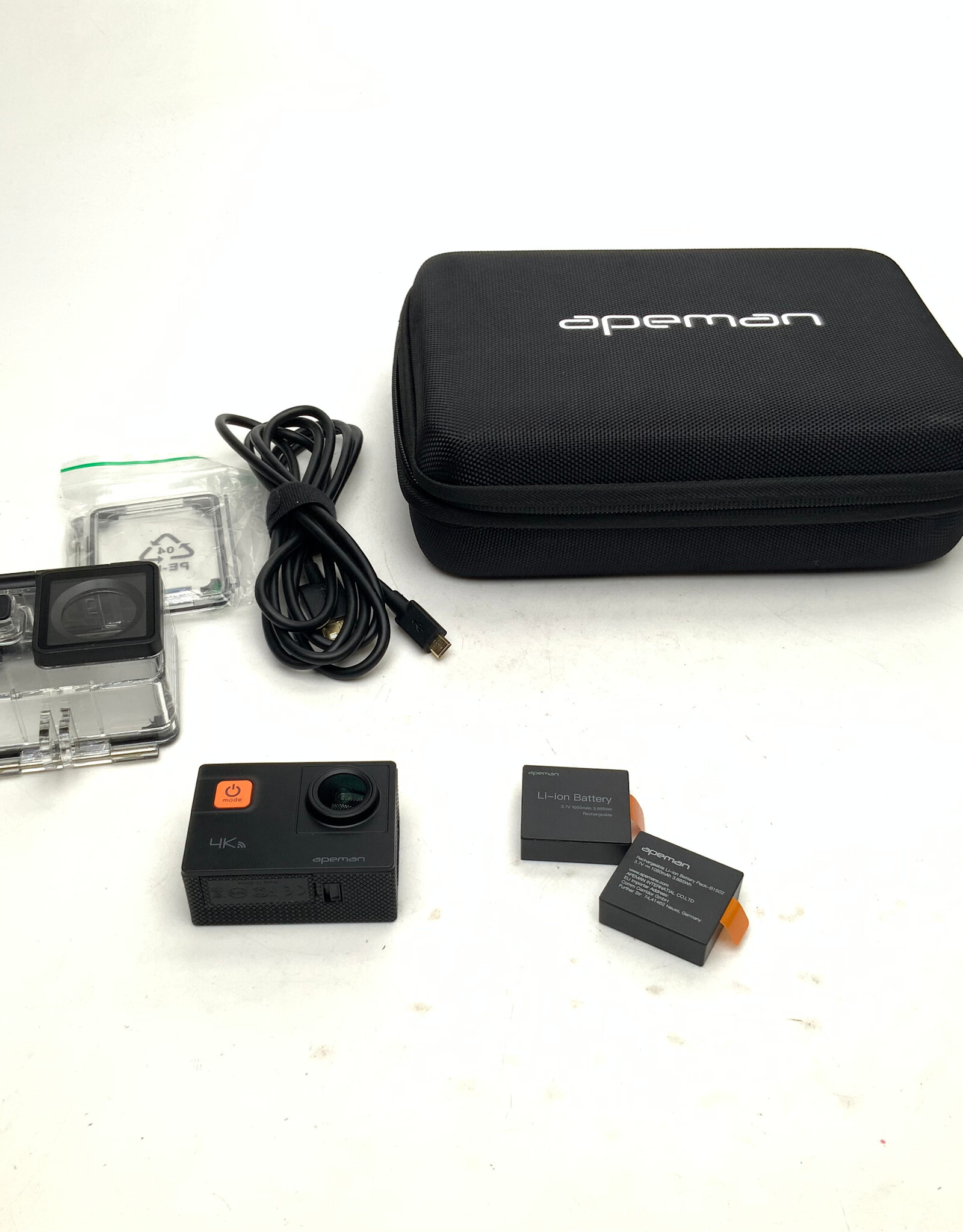 Apeman Apeman 4K Action Camera in Case Used Good