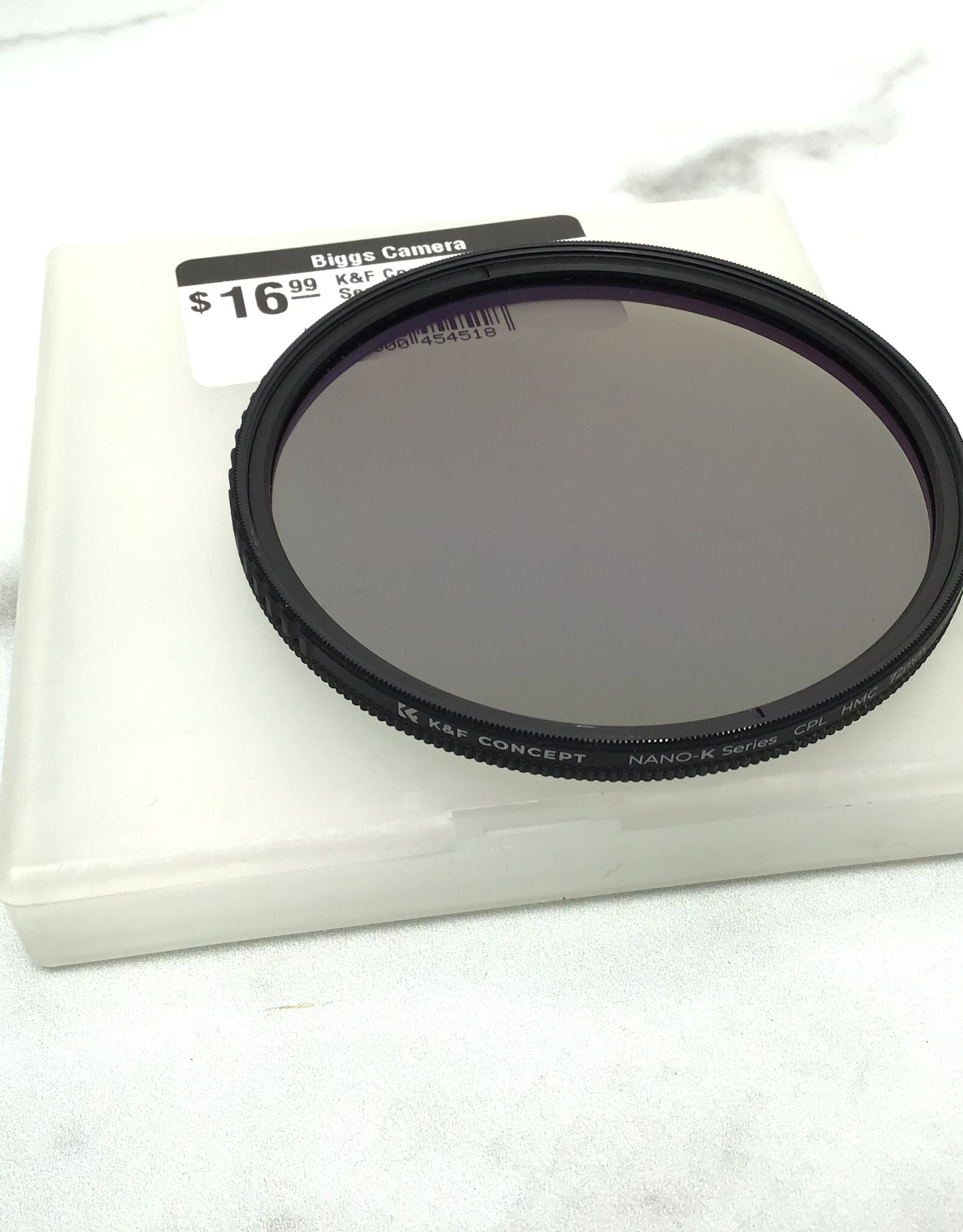 k&F K&F Concept Nano-K Series 72mm CPL Filter in Case Used Good