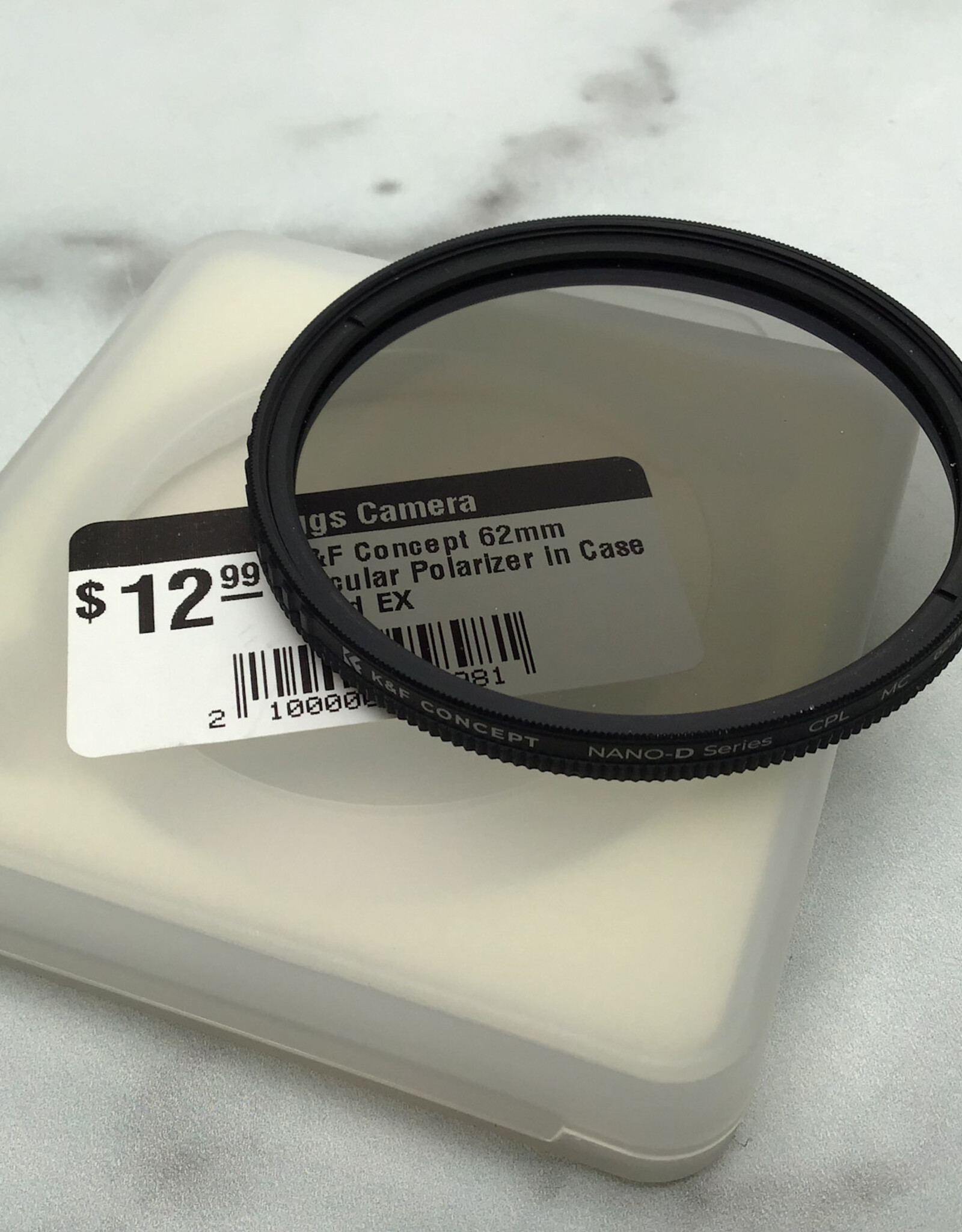 k&F K&F Concept 62mm Circular Polarizer in Case Used EX