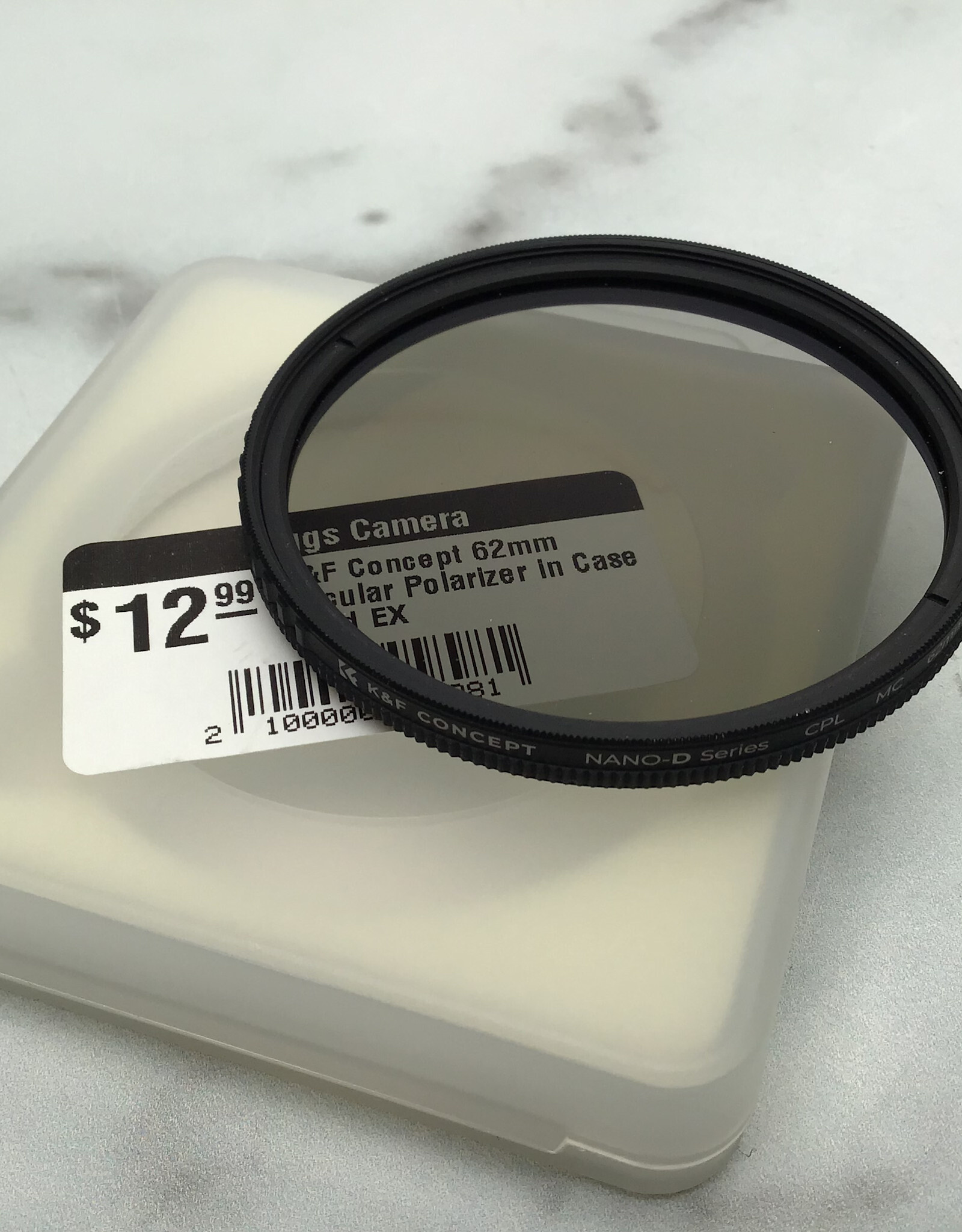 k&F K&F Concept 62mm Circular Polarizer in Case Used EX