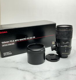 SIGMA Sigma 150mm f2.8 APO Macro EX DG OS Lens for Nikon F Used Good