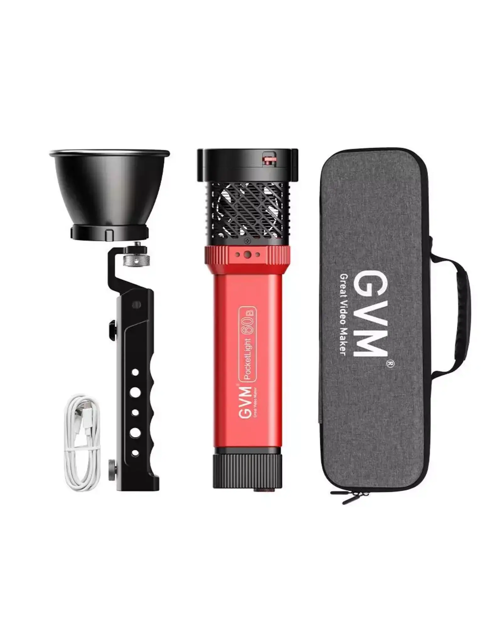 GVM GVM 60W Bi-Color Handheld LED Pocket Video Light CLOSEOUT