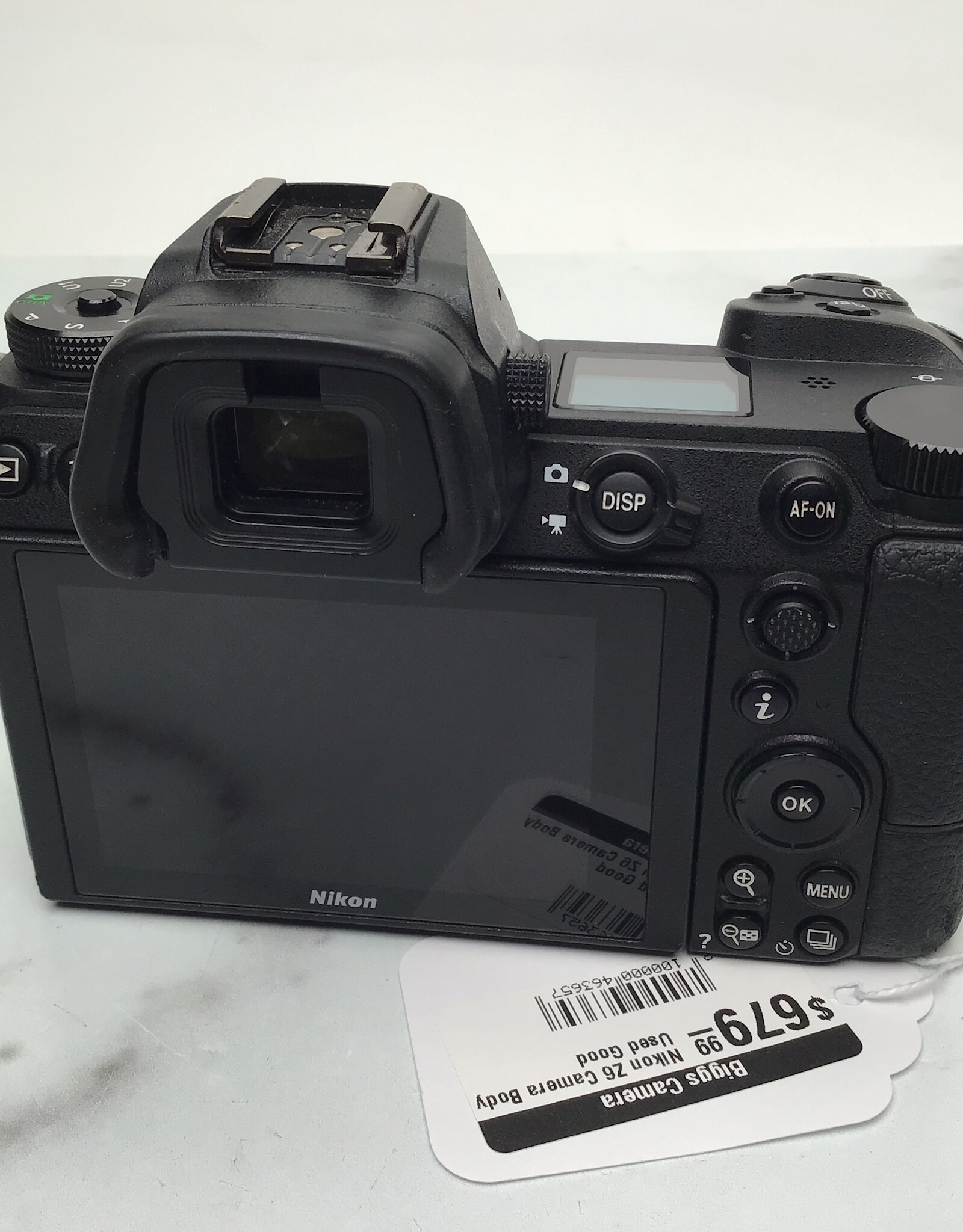 NIKON Nikon Z6 Camera Body Shutter Count 98000 Used Good