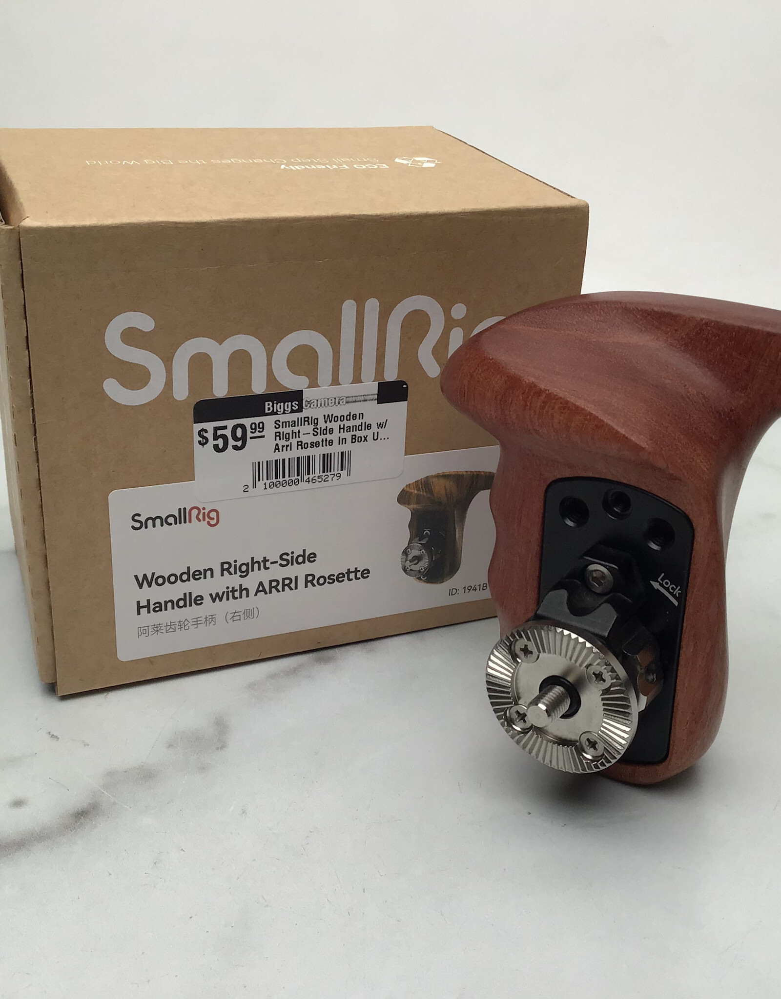 SmallRig SmallRig Wooden Right-Side Handle w/ Arri Rosette in Box Used Good