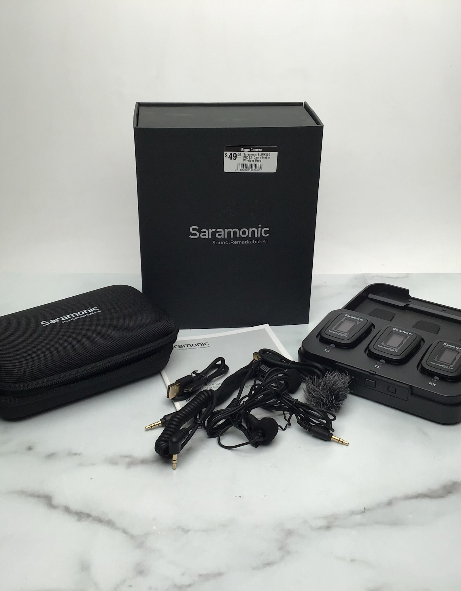 Saramonic BLINK500 PROB2  Cam+Moble Wireless Used