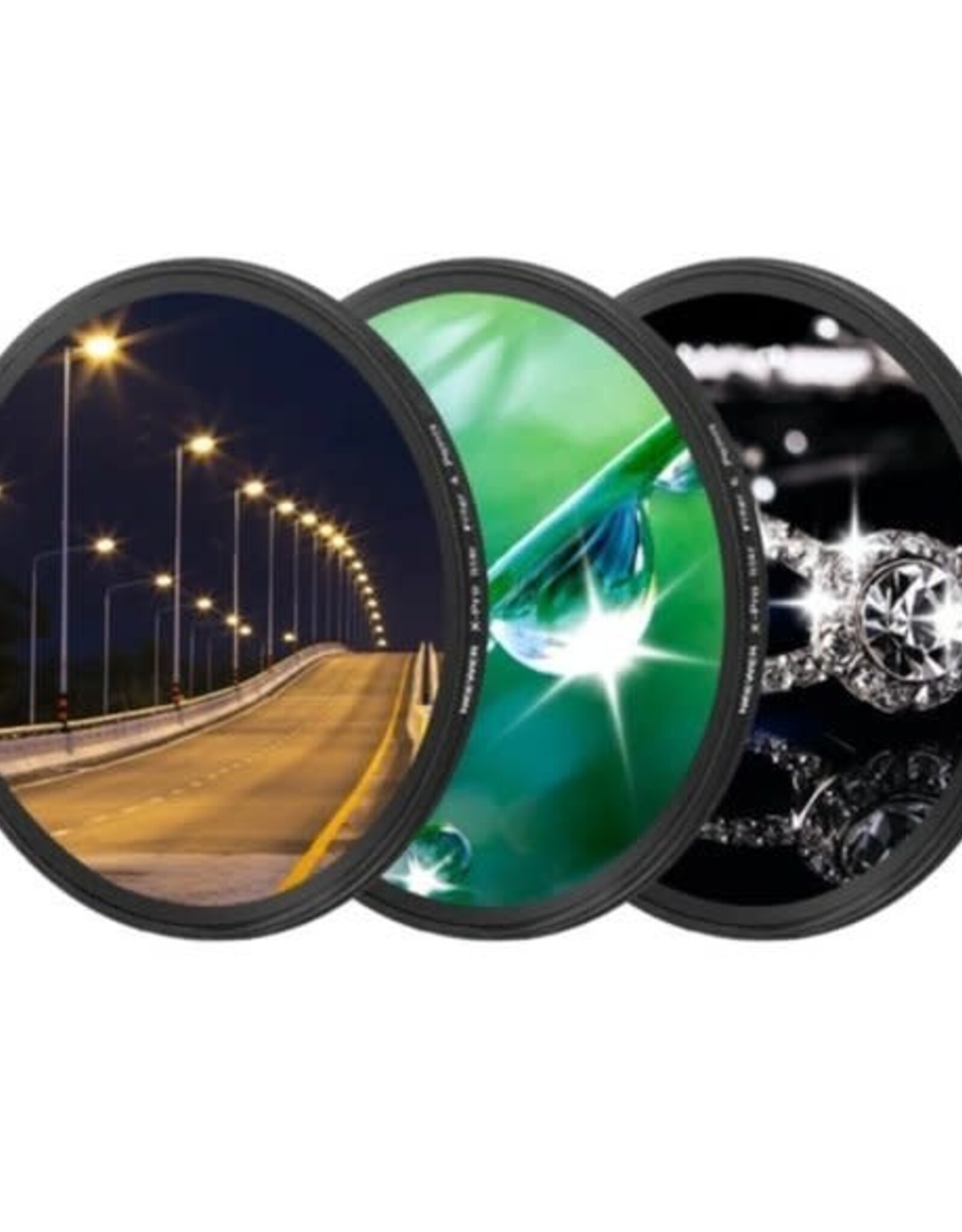 Neewer NEEWER 3PCS Star Filters Kit (4, 6, 8 Points) 58mm CLOSEOUT