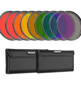 Neewer NEEWER 9 Pack Full Color Lens Filter Set 62mm CLOSEOUT