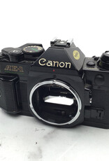 CANON Canon AE-1 Program Black Camera Body No Focus Screen Used AS IS