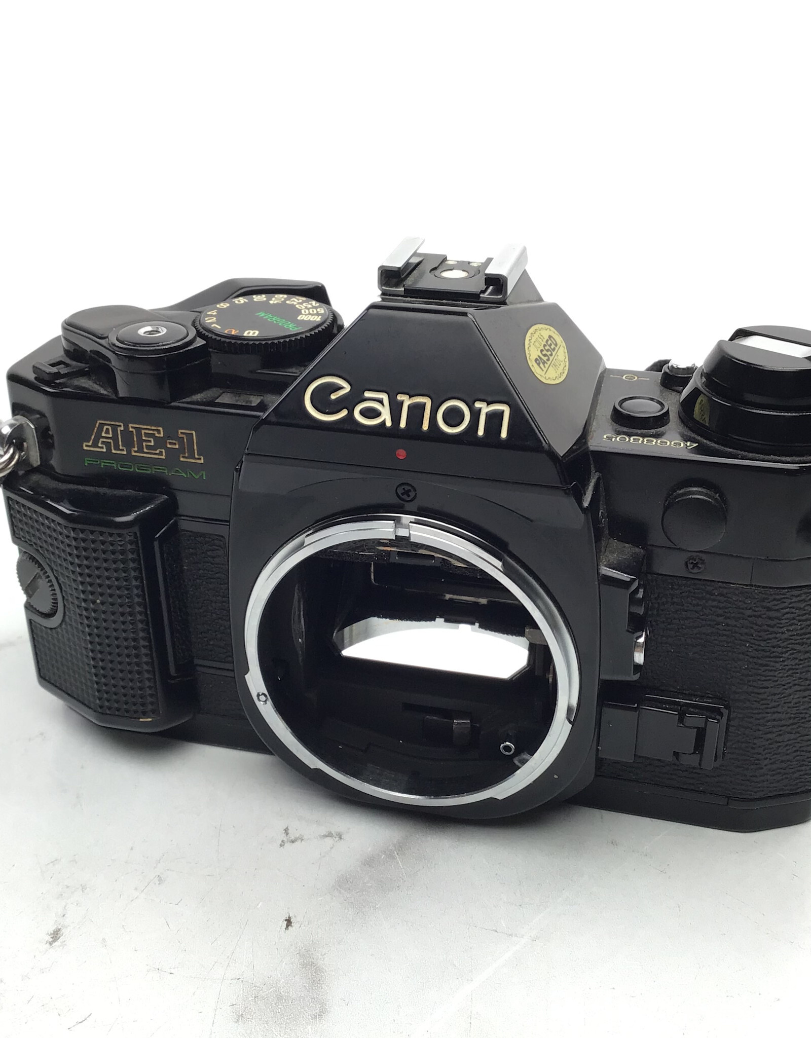 CANON Canon AE-1 Program Black Camera Body No Focus Screen Used AS IS